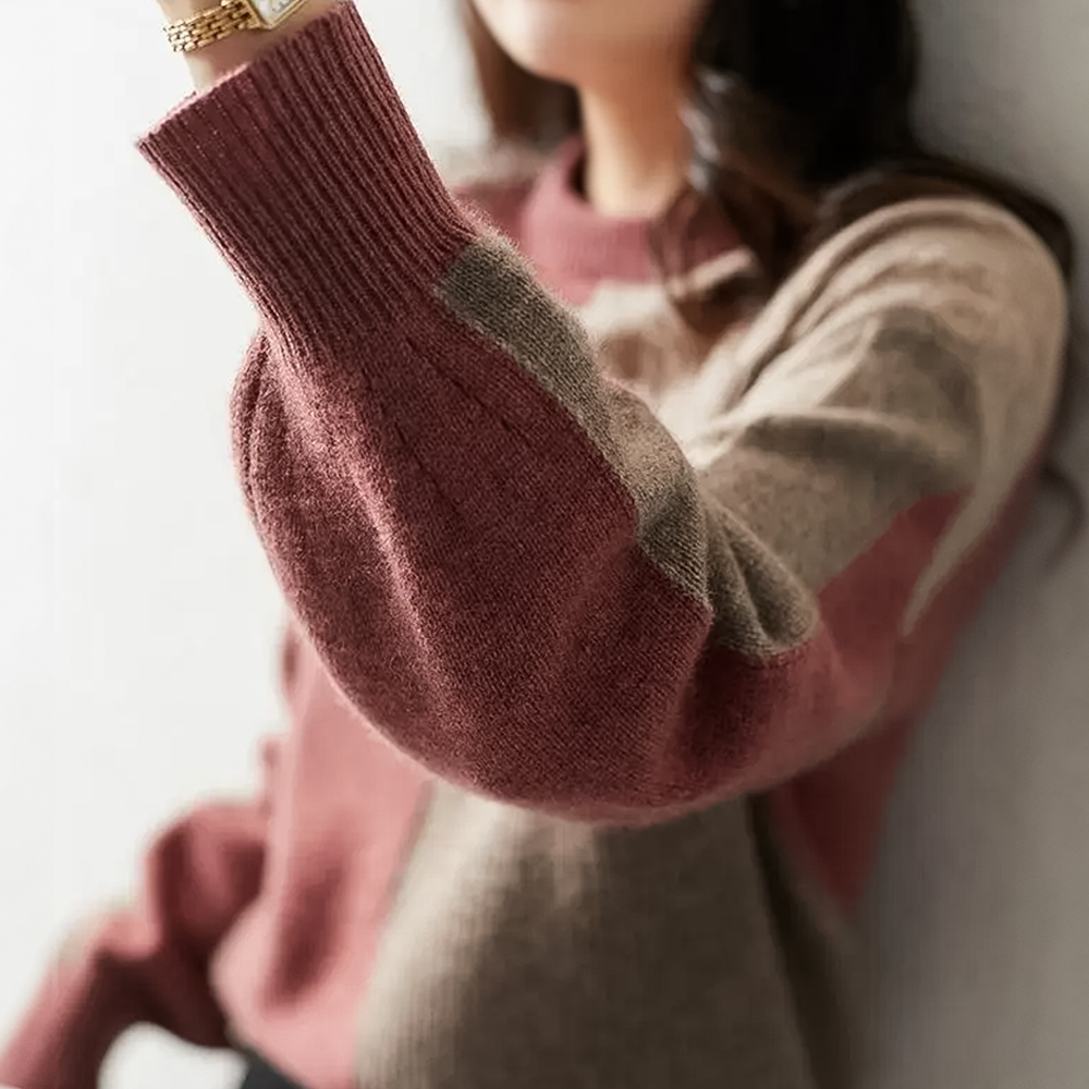 VINTAGE COUTURE PATCHWORK SWEATER