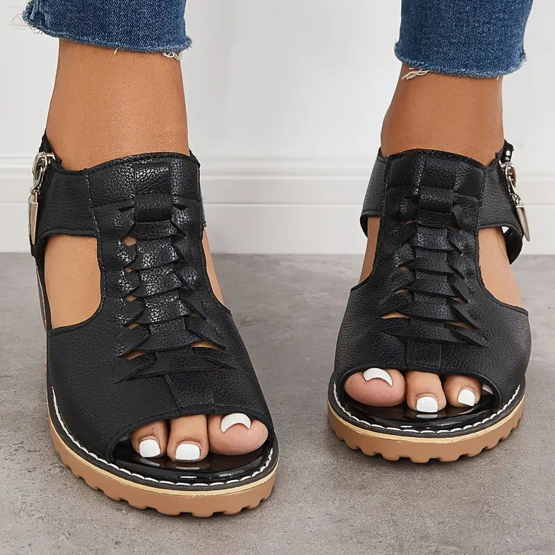 Victoria Harrington Chucky Heel Sandals