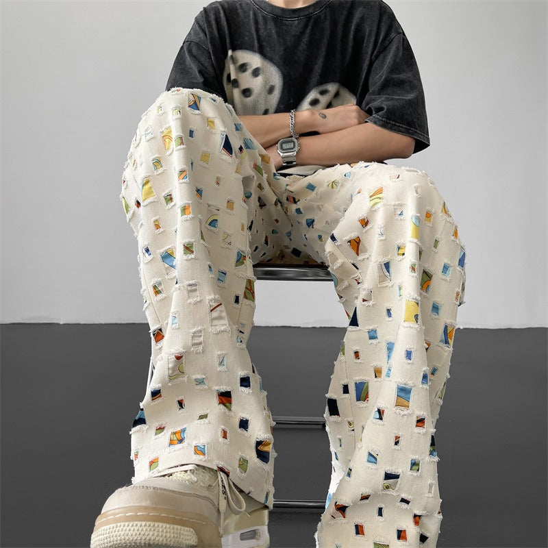 Urban Hype Frayed Denim Pants