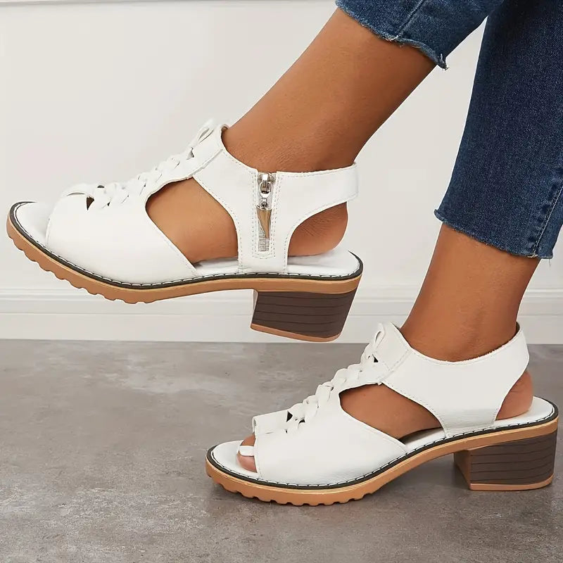 Victoria Harrington Chucky Heel Sandals