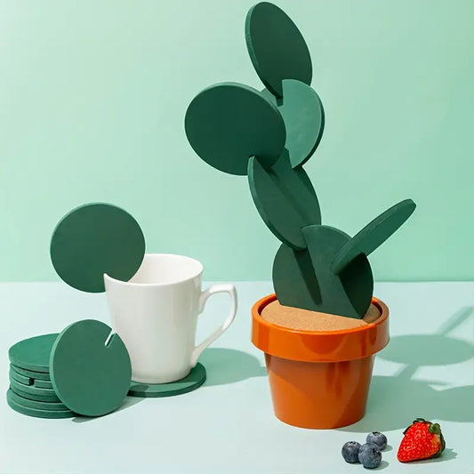 Wyatt Sleek Cactus Non-Slip Coaster