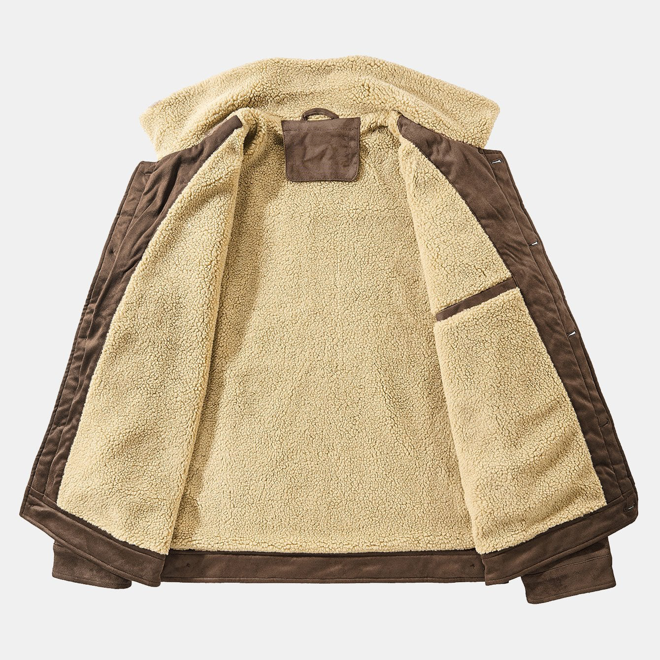 VICEROY FLEECE-LINED SUEDE JACKET