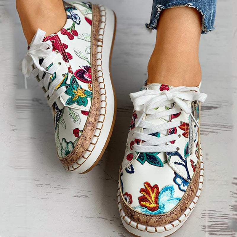 Marie-Caley Vibrant Floral Sneaker