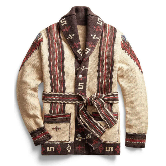 1917 LEGACY® JACQUARD KNITTED CARDIGAN