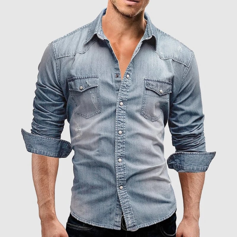 Saint Morris Selvedge Denim Shirt