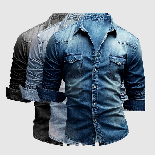 THEODORE RETRO SELVEDGE DENIM SHIRT