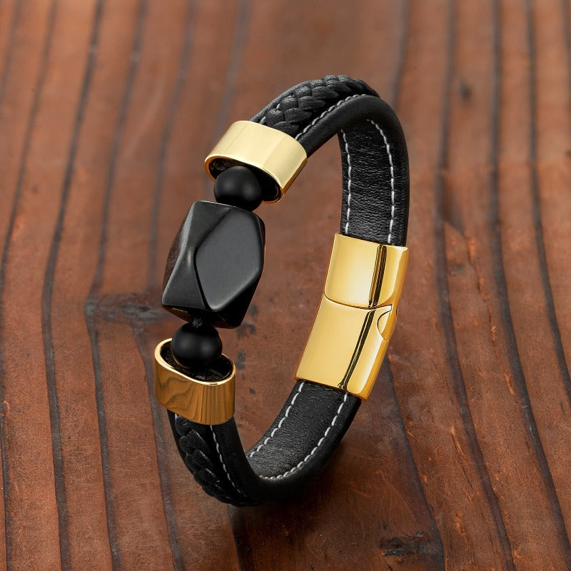 Xavier Raffiné Modern Leather Bracelet