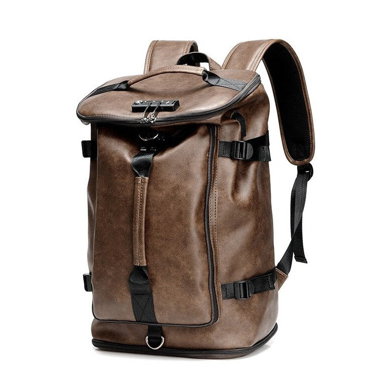 Milano-Calou Functional Leather Backpack