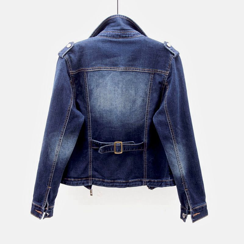 L'ATTRIXCION EDGY DENIM JACKET