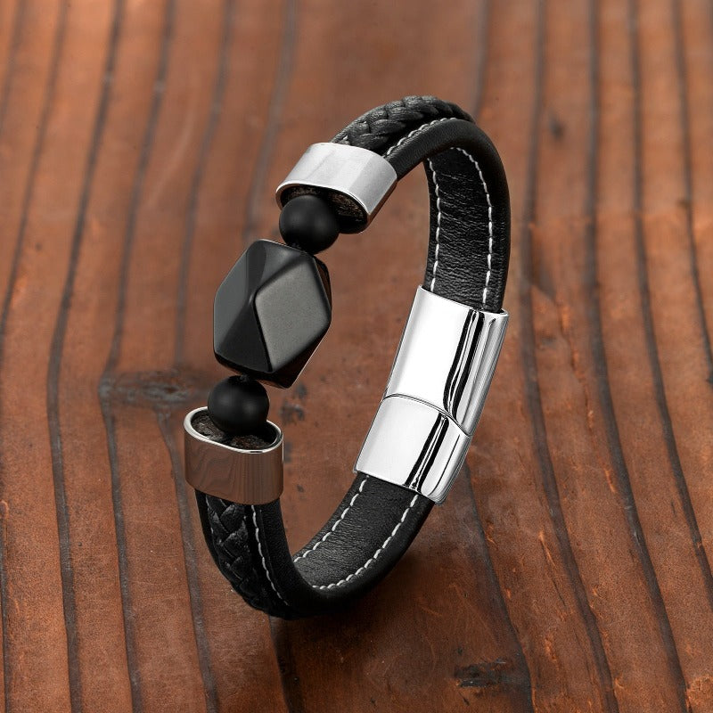 Xavier Raffiné Modern Leather Bracelet