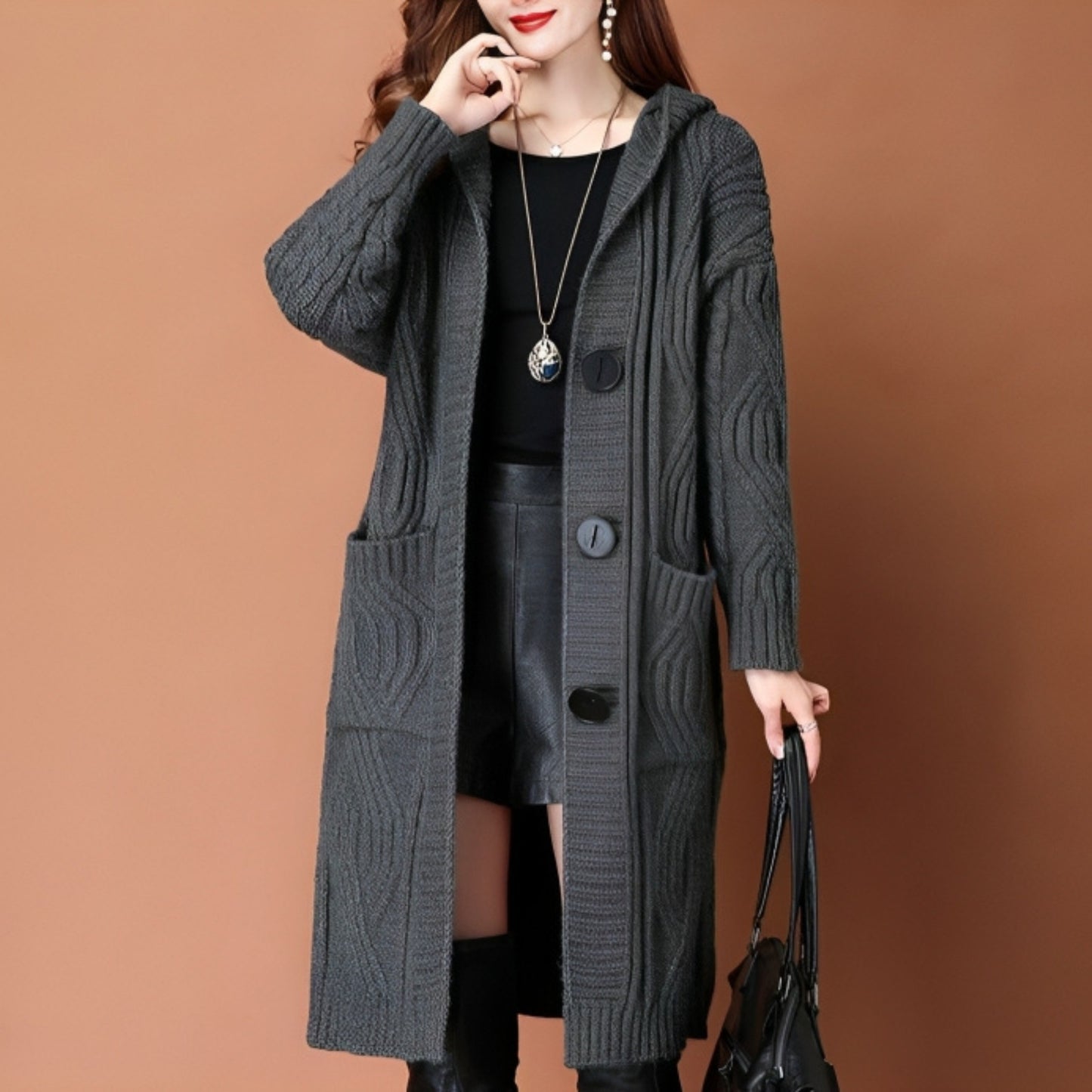 Zoë Cozy Oversized Cardigan