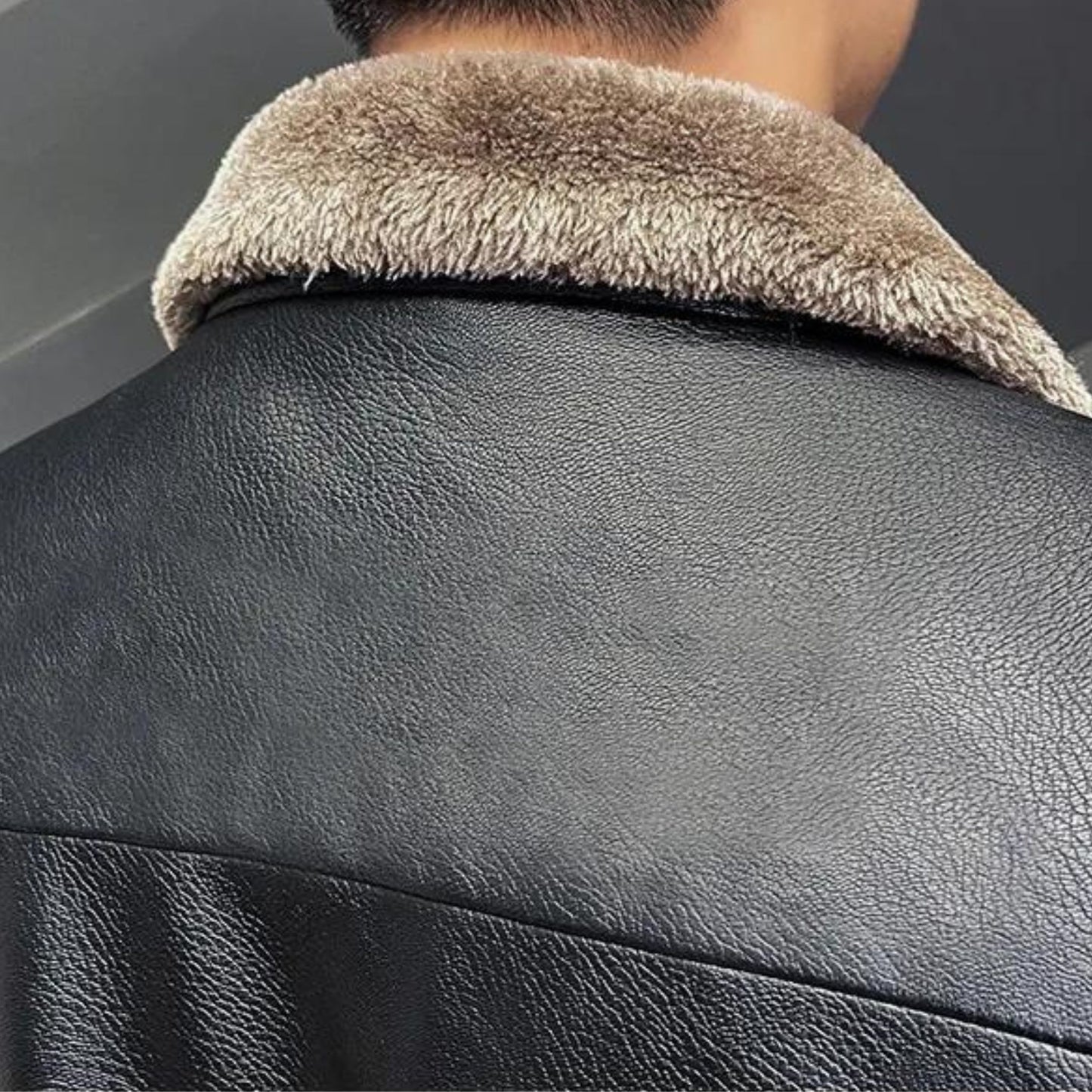 Vincent Leather Bomber Jacket