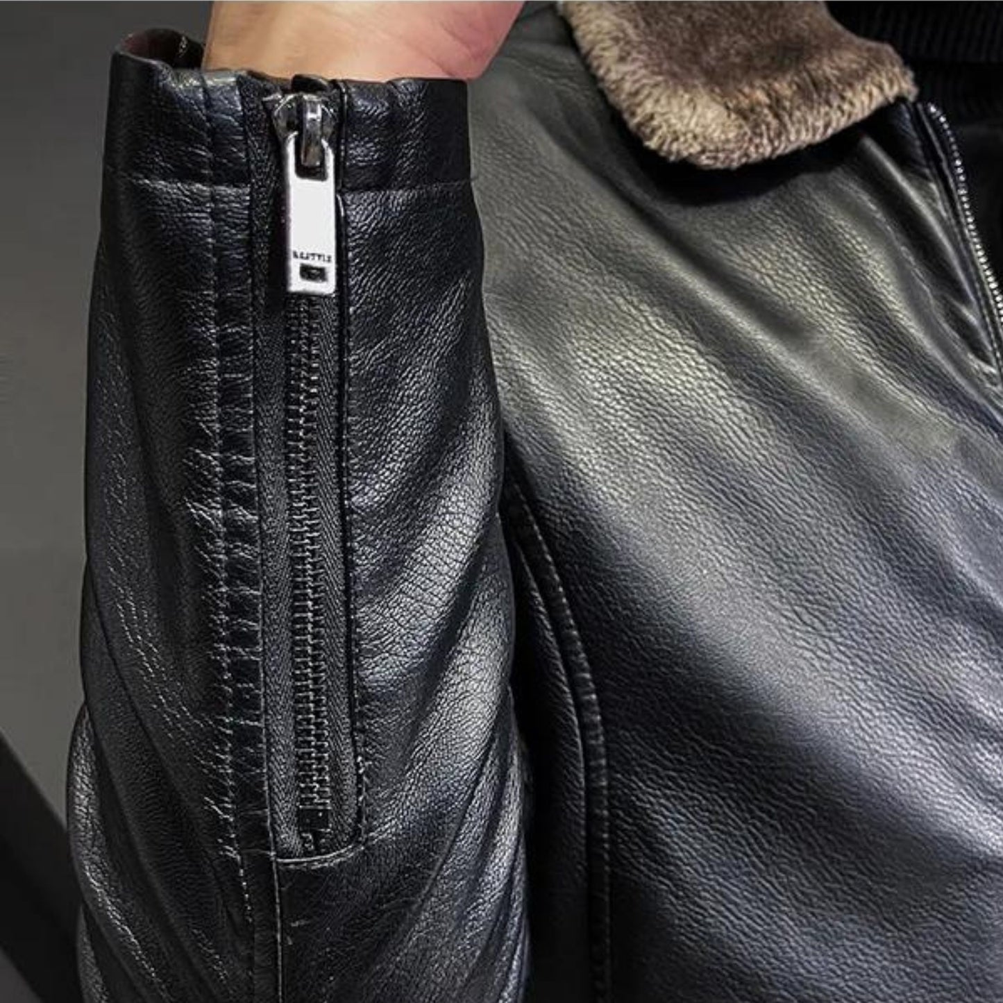Vincent Leather Bomber Jacket