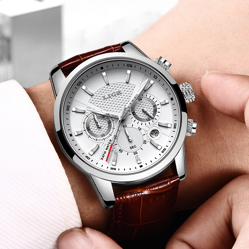 Lige Classic Chronograph Watch