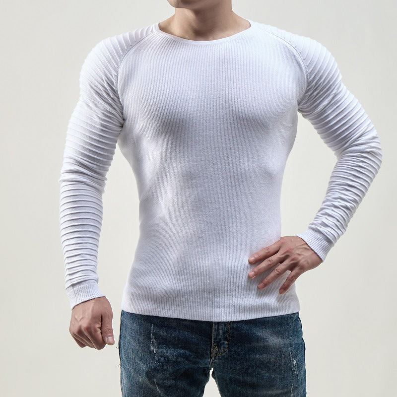 VIGORFLEX™ MUSCLE-FIT SWEATER