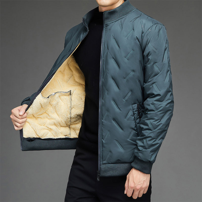 Xander Embossed Plush Jacket