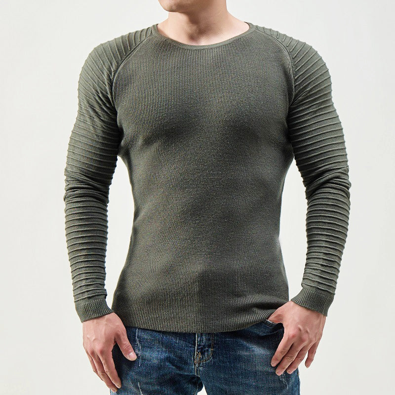 VIGORFLEX™ MUSCLE-FIT SWEATER