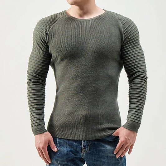 VIGORFLEX™ MUSCLE-FIT SWEATER