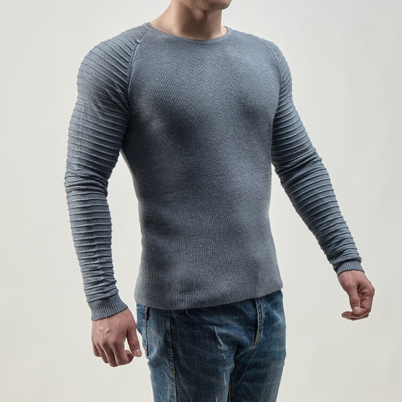 VIGORFLEX™ MUSCLE-FIT SWEATER