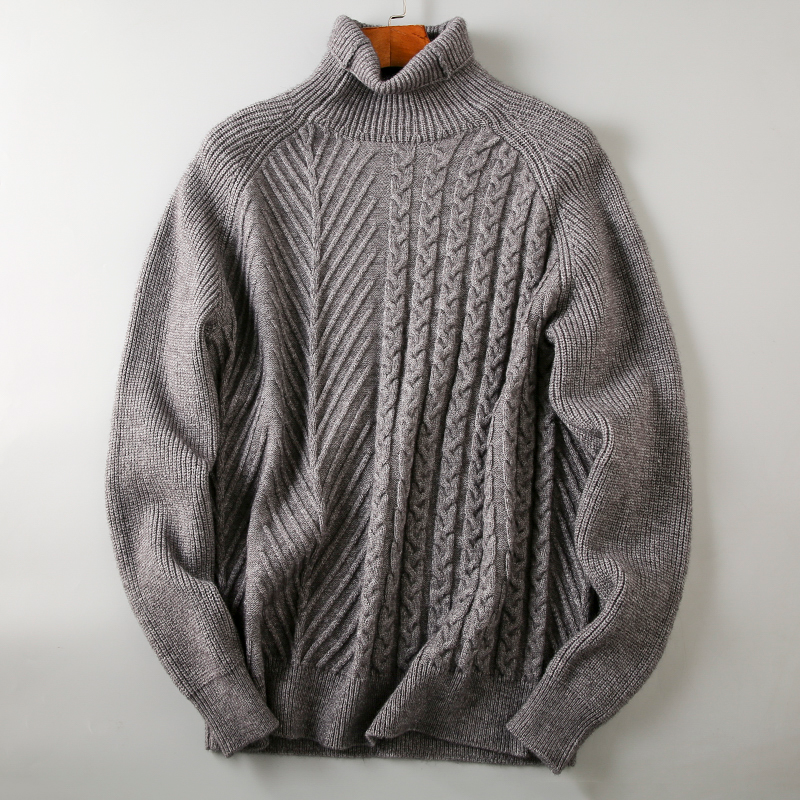 WINSLOW ULTRA-SOFT JACQUARD KNIT TURTLENECK