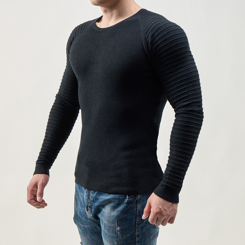 VIGORFLEX™ MUSCLE-FIT SWEATER