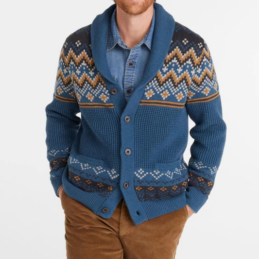 ADRIEN-RÊMY PRESTIGE JACQUARD KNIT CARDIGAN