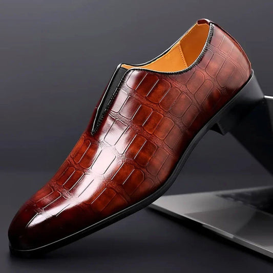 Vermillion Prestige Leather Loafers