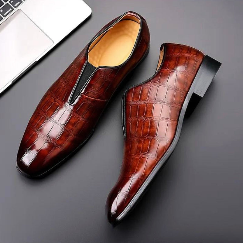 Vermillion Prestige Leather Loafers