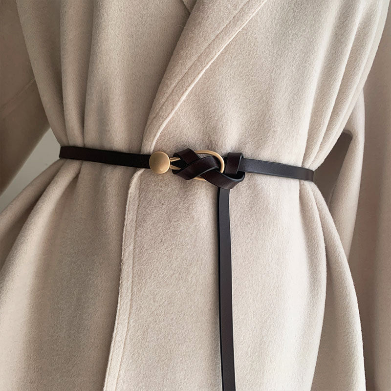 ZOE ADAMS REGAL LEATHER BELT