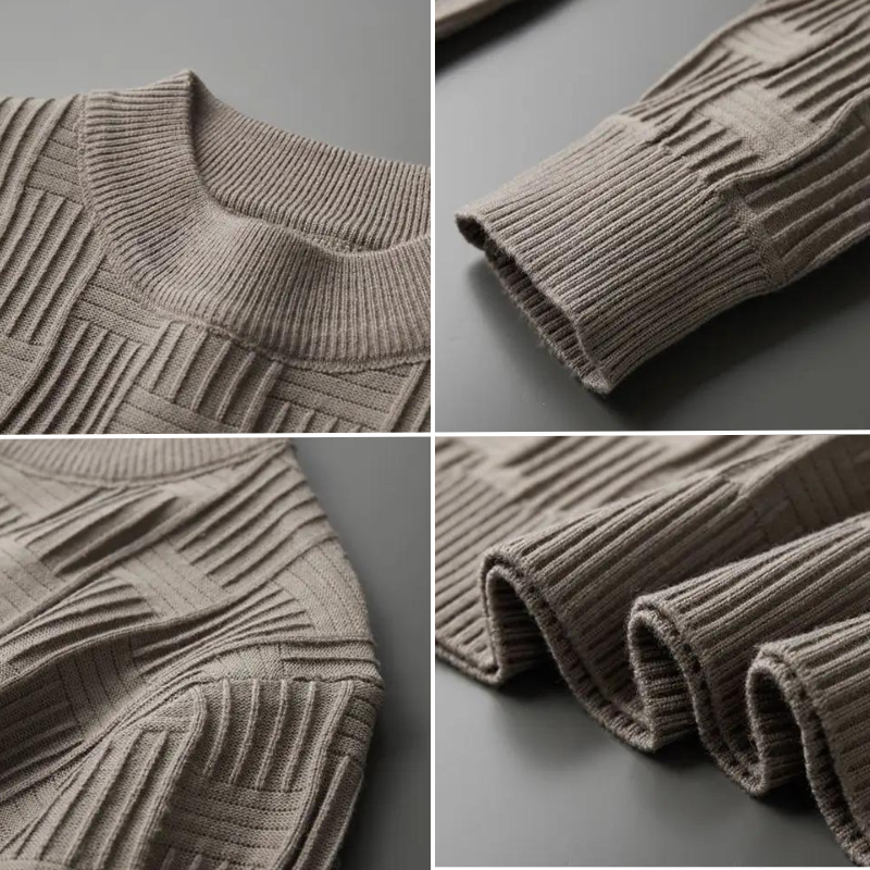 XAVIER CASHMERE KNIT SWEATER