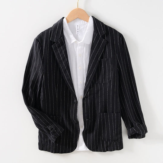 Milano-Calou Relaxed Fit Linen Blazer