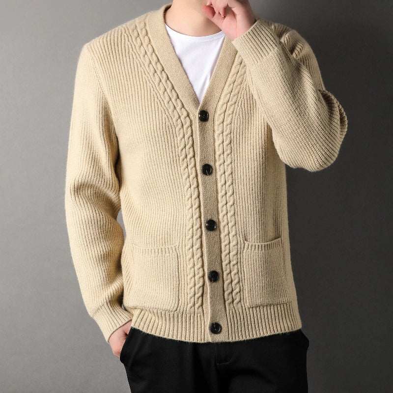VINCÉNZIO VIRGIN WOOL CARDIGAN