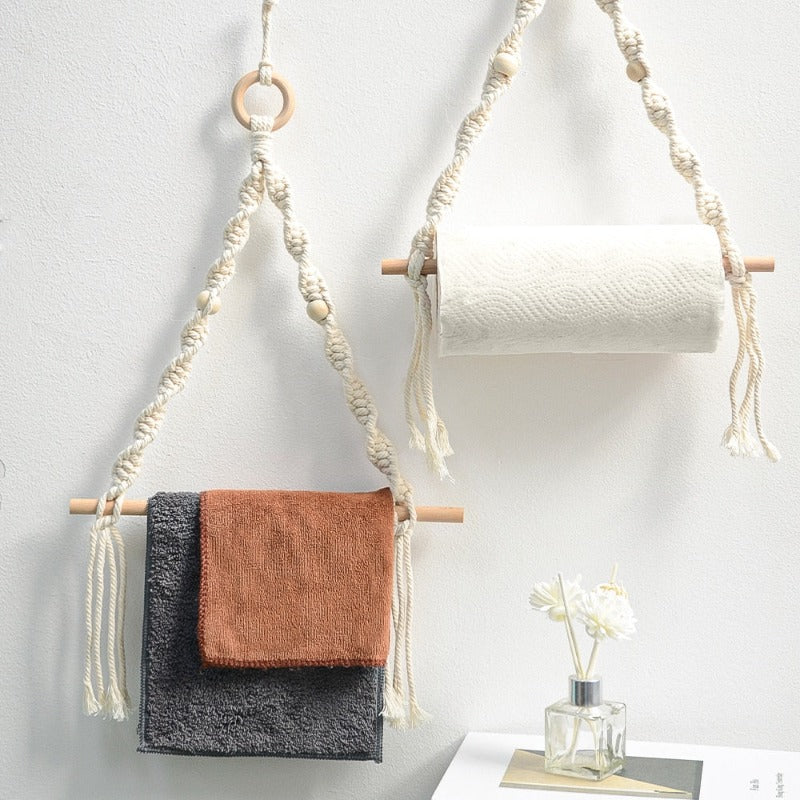 WeaveHold™ Bohemian Paper Towel Holder