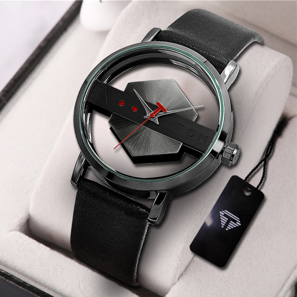 Tomi Sleek Leather Watch