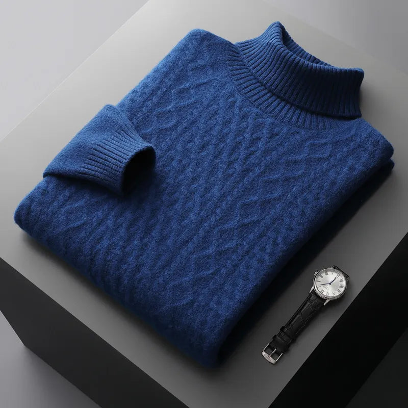 Vinzéncio 100% Merino Ace Turtleneck
