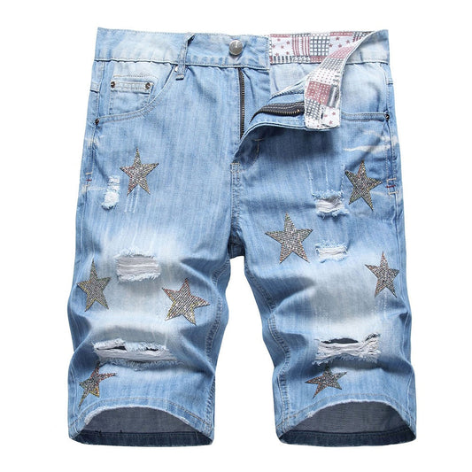 Thaddeus Trendy Denim Shorts