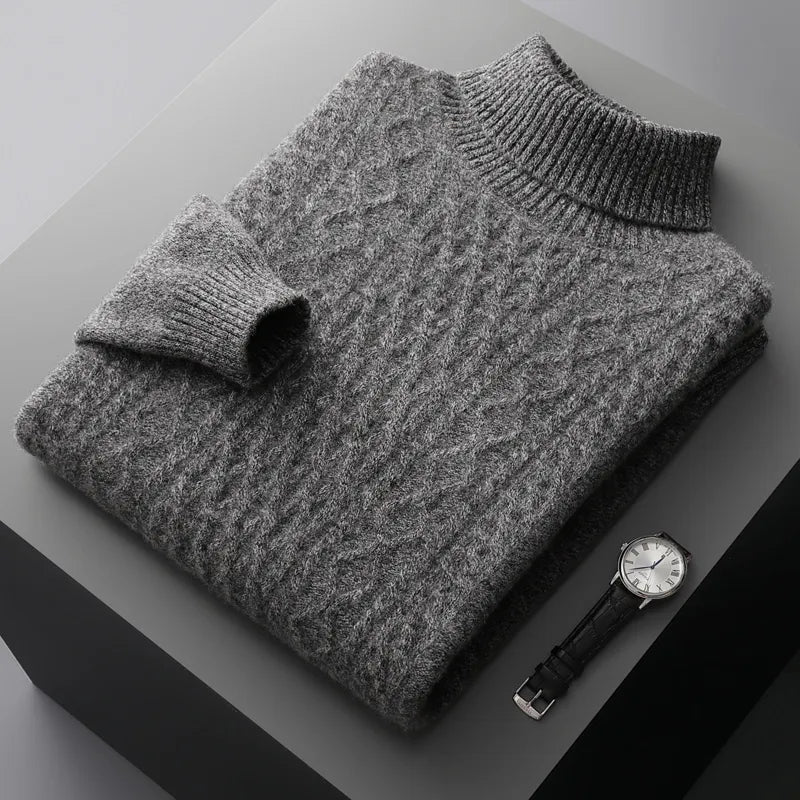 Vinzéncio 100% Merino Ace Turtleneck