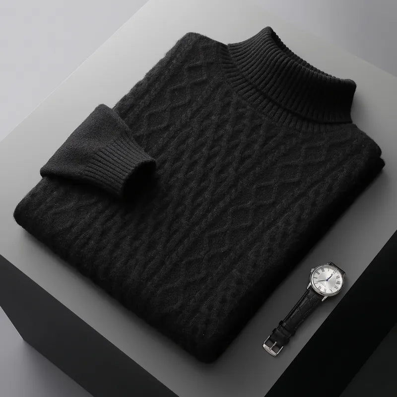 Vinzéncio 100% Merino Ace Turtleneck