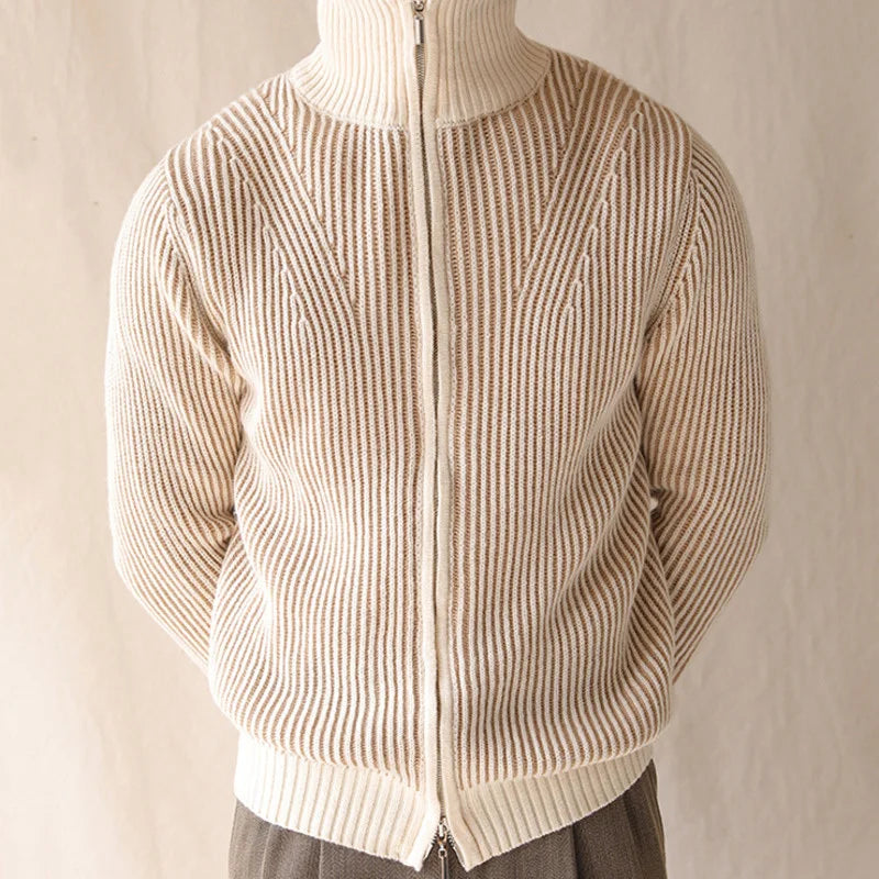 VALÉRIO 100% MERINO ACE WOOL CARDIGAN