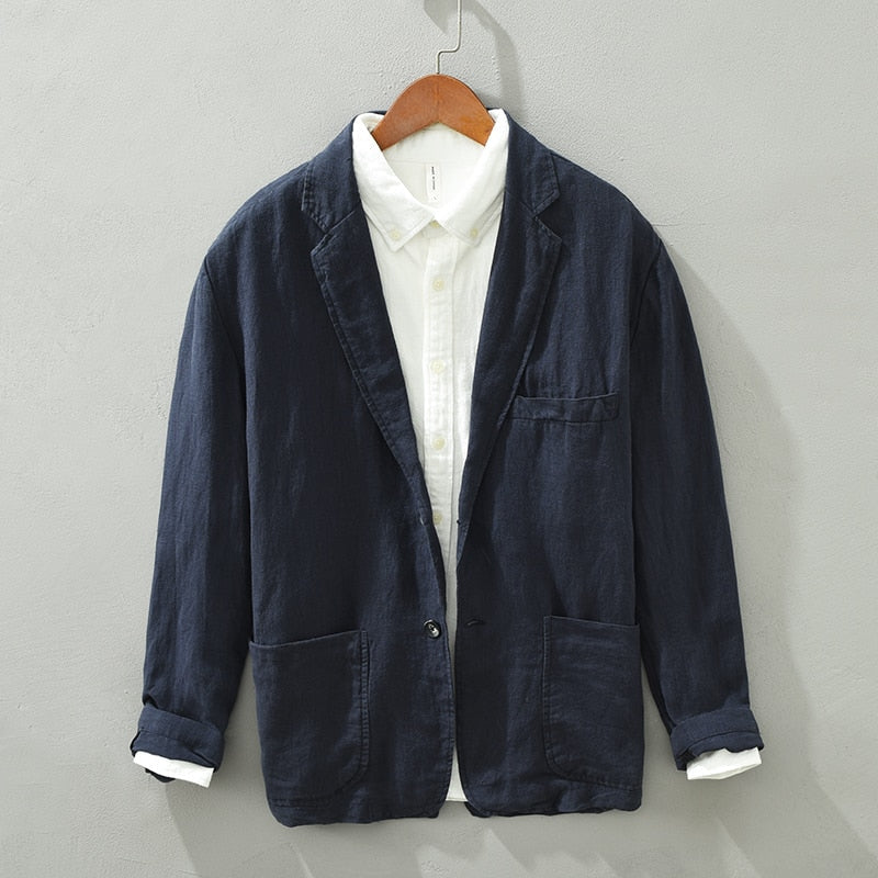 Diot-Milan Breathable Linen Blazer