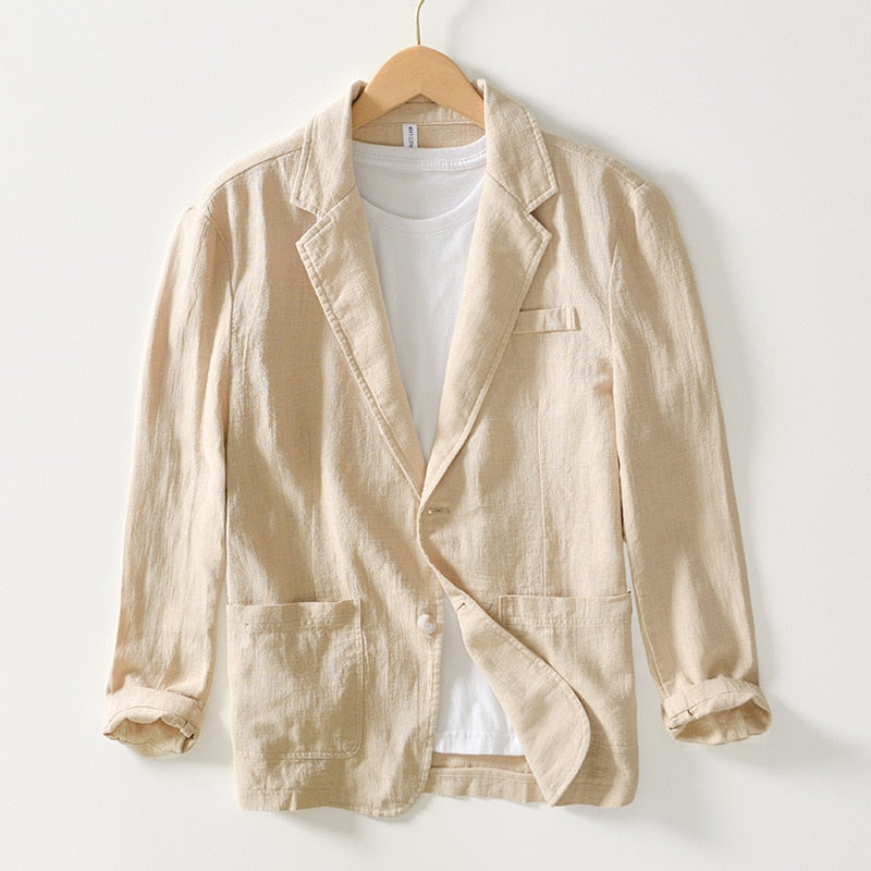 Milano-Caley Classic Linen Blazer