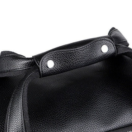 Milano-Calou Spacious Leather Duffle Bag