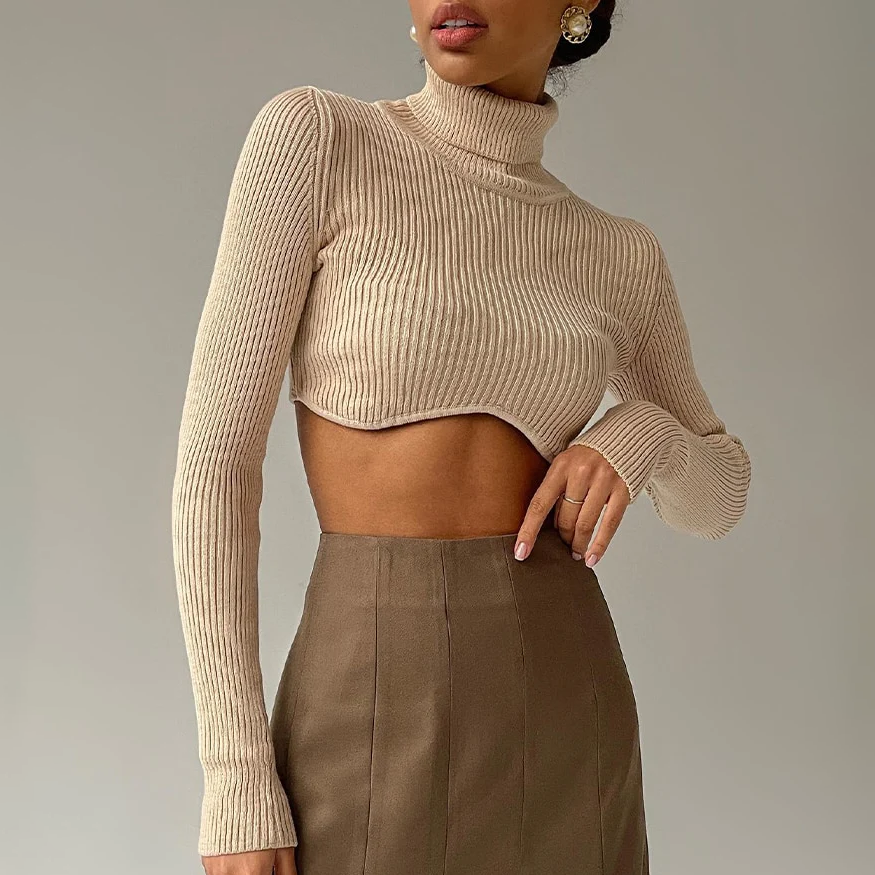 Olivia Stylish Crop Sweater