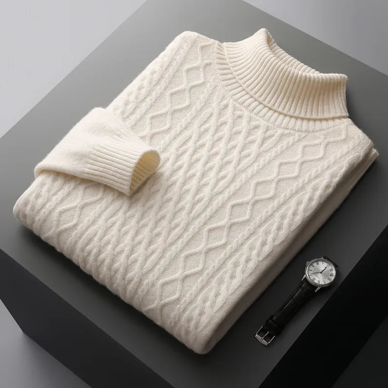 Vinzéncio 100% Merino Ace Turtleneck