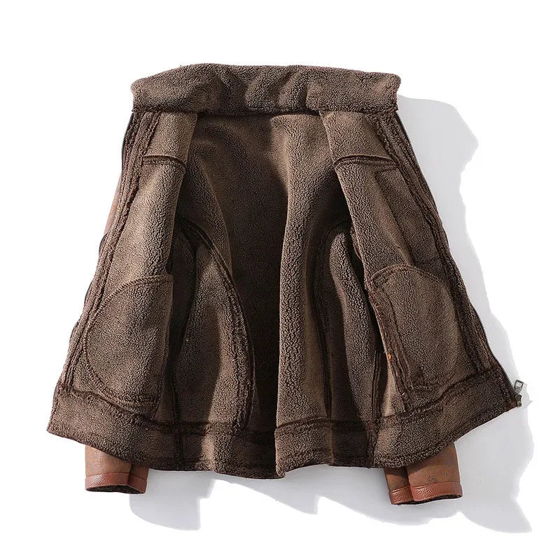 SHELDON SHEARLING LEATHER JACKET