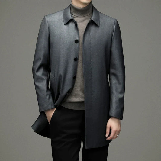 ADRIANNO LEGACY SILK-LINED DOWN JACKET