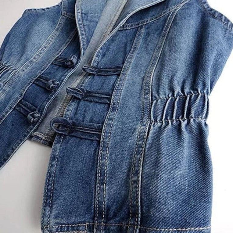 SKYE CLASSIC DENIM VEST