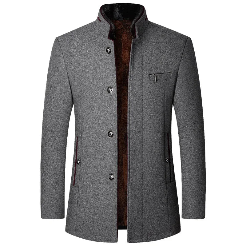 Hugh-Valéur Luxe Virgin Wool Overcoat