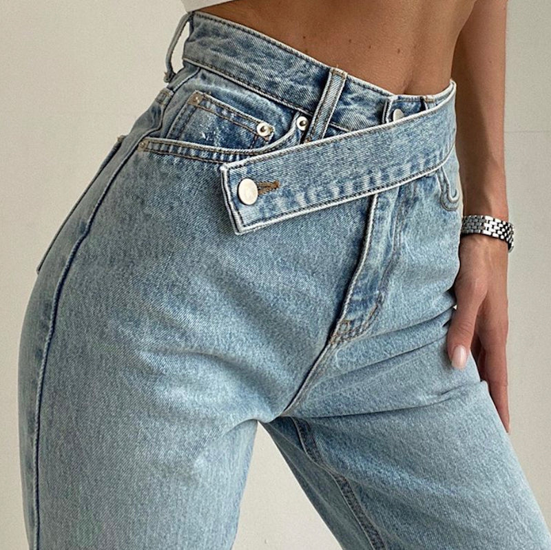 Olivia Stylish High Waisted Jeans