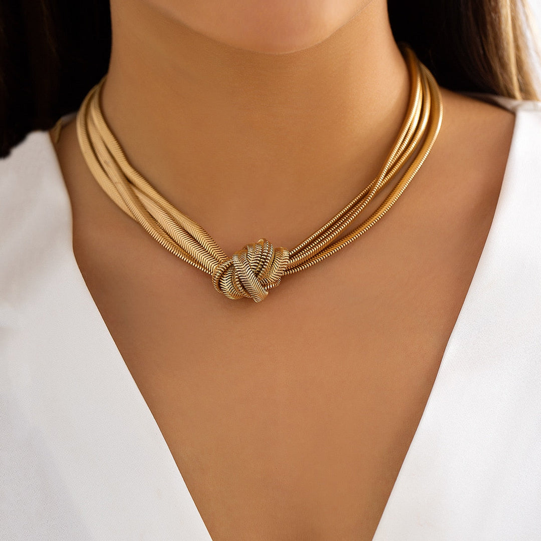 Emilia-Calou Intricate Knot Necklace